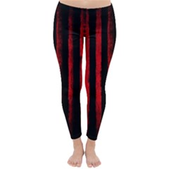 Red Lines Classic Winter Leggings by goljakoff