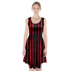 Red Lines Racerback Midi Dress by goljakoff