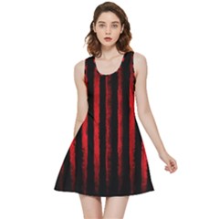 Red Lines Inside Out Reversible Sleeveless Dress by goljakoff