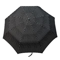 Stars On Black Ink Folding Umbrellas by goljakoff