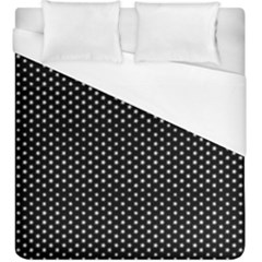 Stars On Black Ink Duvet Cover (king Size) by goljakoff