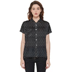 Stars On Black Ink Short Sleeve Pocket Shirt