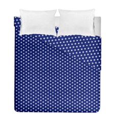 Stars Blue Ink Duvet Cover Double Side (full/ Double Size) by goljakoff