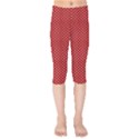 Stars Red ink Kids  Capri Leggings  View1