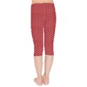 Stars Red ink Kids  Capri Leggings  View2