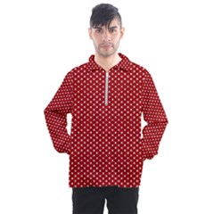 Stars Red Ink Men s Half Zip Pullover by goljakoff