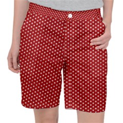 Stars Red Ink Pocket Shorts by goljakoff