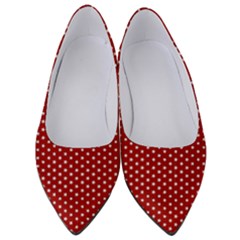 Stars Red Ink Women s Low Heels by goljakoff