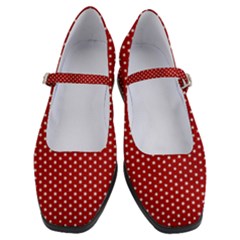 Stars Red Ink Women s Mary Jane Shoes by goljakoff