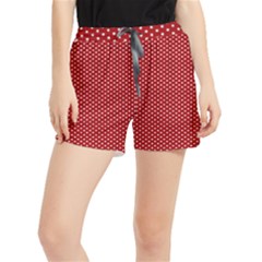 Stars Red Ink Runner Shorts by goljakoff