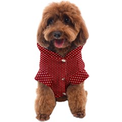 Stars Red Ink Dog Coat