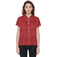 Stars Red Ink Short Sleeve Pocket Shirt