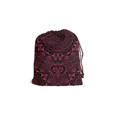 Burgundy Drawstring Pouch (small) by LW323