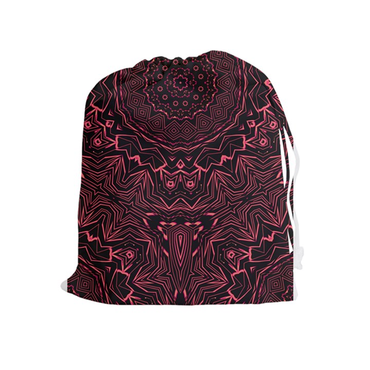 Burgundy Drawstring Pouch (XL)