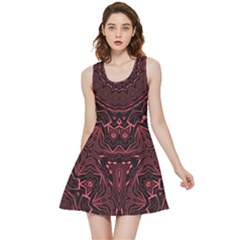 Burgundy Inside Out Reversible Sleeveless Dress