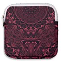 Burgundy Mini Square Pouch View1