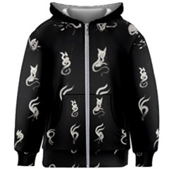 Katzen Cats Katzen Cats Kids  Zipper Hoodie Without Drawstring by WetdryvacsLair