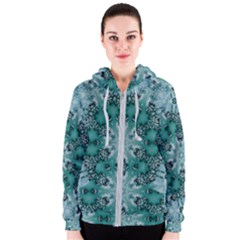 Blue Gem Women s Zipper Hoodie