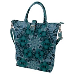 Blue Gem Buckle Top Tote Bag by LW323