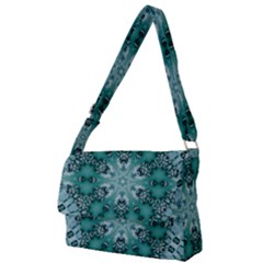 Blue Gem Full Print Messenger Bag (l) by LW323