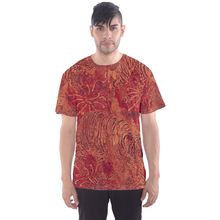 Animalprintfnl1 Men s Sport Mesh Tee