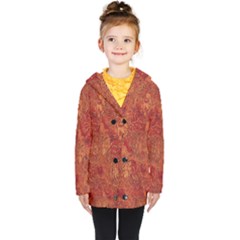 Animalprintfnl1 Kids  Double Breasted Button Coat by PollyParadise