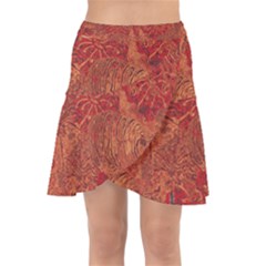 Animalprintfnl1 Wrap Front Skirt