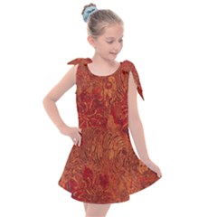 Animalprintfnl1 Kids  Tie Up Tunic Dress by PollyParadise