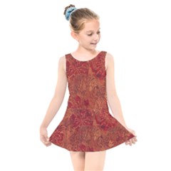 Animalprintfnl1 Kids  Skater Dress Swimsuit by PollyParadise