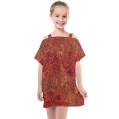 Animalprintfnl1 Kids  One Piece Chiffon Dress by PollyParadise