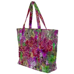 Jungle Love Zip Up Canvas Bag by PollyParadise