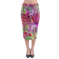 Jungle Love Midi Pencil Skirt by PollyParadise