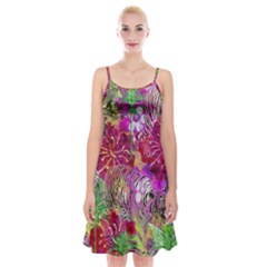 Jungle Love Spaghetti Strap Velvet Dress