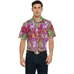 Jungle Love Men s Short Sleeve Pocket Shirt  by PollyParadise