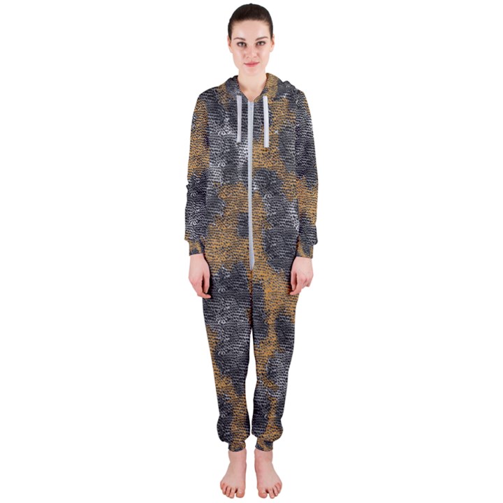 Animalprint Hooded Jumpsuit (Ladies) 