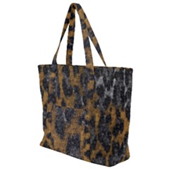 Animalprint Zip Up Canvas Bag by PollyParadise