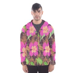 Jungle Floral Men s Hooded Windbreaker