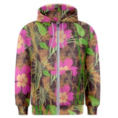 Jungle Floral Men s Zipper Hoodie