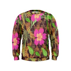 Jungle Floral Kids  Sweatshirt