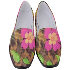 Jungle Floral Women s Classic Loafer Heels by PollyParadise