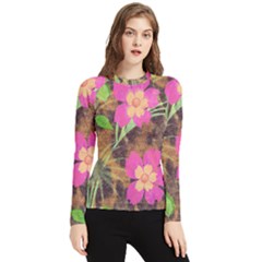 Jungle Floral Women s Long Sleeve Rash Guard