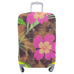 Jungle Floral Luggage Cover (medium) by PollyParadise