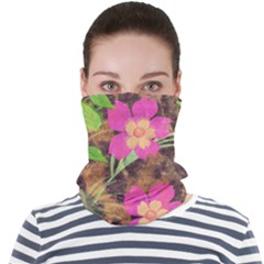 Jungle Floral Face Seamless Bandana (adult) by PollyParadise