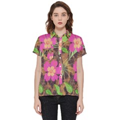 Jungle Floral Short Sleeve Pocket Shirt