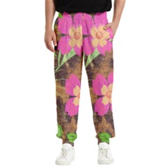 Jungle Floral Men s Elastic Waist Pants