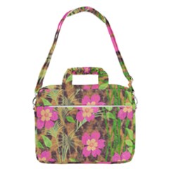 Jungle Floral Macbook Pro Shoulder Laptop Bag (large)