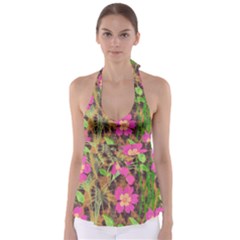 Jungle Floral Babydoll Tankini Top by PollyParadise