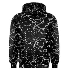 Black And White Grunge Abstract Print Men s Core Hoodie by dflcprintsclothing