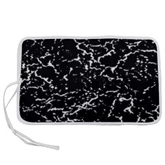 Black And White Grunge Abstract Print Pen Storage Case (s) by dflcprintsclothing