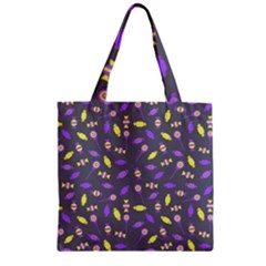 Candy Zipper Grocery Tote Bag by UniqueThings